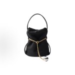 PRADA Re-Nylon triangular metal logo handbag, small size for women, black